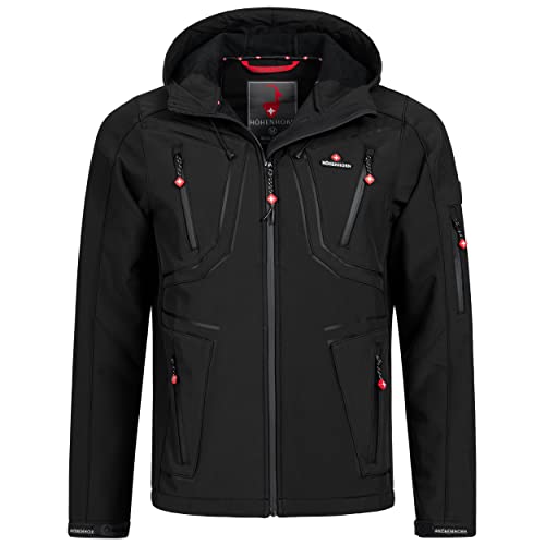 Höhenhorn 21F23 Schilthorn Herren Softshell Jacke Schwarz Gr. L von Höhenhorn