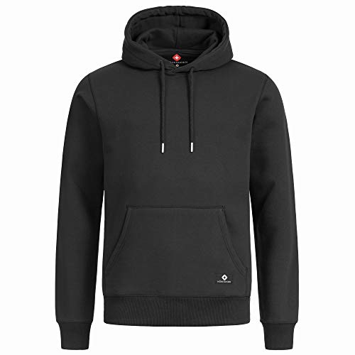 Höhenhorn 23G7 Janga Hoodie Herren Kapuzen Pullover Hoody Schwarz L von Höhenhorn