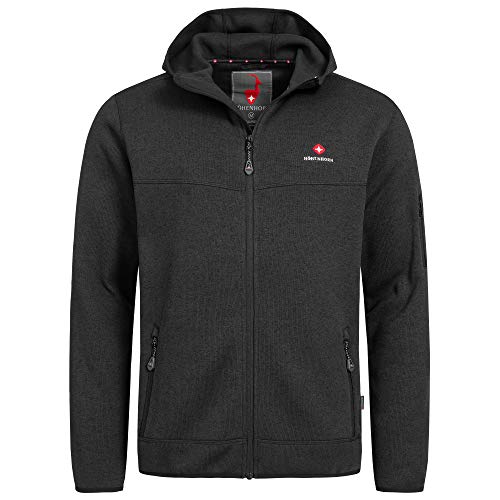 Höhenhorn 27E2 Tacul Hood Herren Jacke Fleece Dunkelgrau Gr. M von Höhenhorn