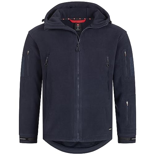 Höhenhorn 31G15+ZWL4 Biferten Herren Militär Fleecejacke Dunkelblau Gr. XXL von Höhenhorn