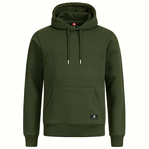 Höhenhorn 31J13 Janga Hoodie Herren Kapuzen Pullover Grün M von Höhenhorn