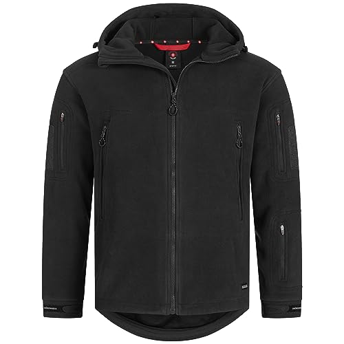 Höhenhorn 32O12+ZWL4 Biferten Herren Militär Fleecejacke Schwarz Gr. XL von Höhenhorn