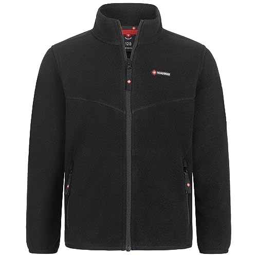 Höhenhorn 38J14+ZWL4 Leggon Kinder Fleece Jacke Schwarz Gr. 164 von Höhenhorn