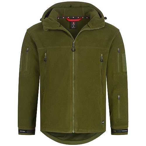 Höhenhorn 38L15+ZWL4 Biferten Herren Militär Fleecejacke Grün Gr. XXL von Höhenhorn