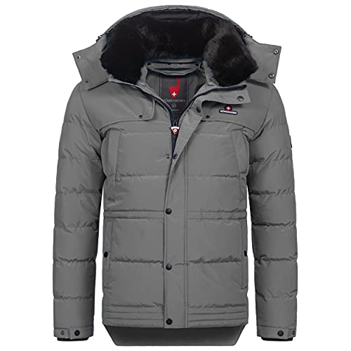 Höhenhorn Adamelo Herren Winter Jacke Grau Gr. 3XL von Höhenhorn