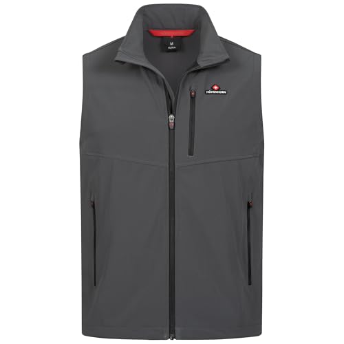 Höhenhorn Allalin Herren Weste Softshell Grau Gr. XXL von Höhenhorn