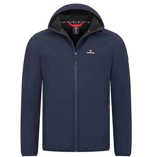 Höhenhorn Alpberg Herren leichte Softshell Jacke Outdoor Navy Gr. S von Höhenhorn