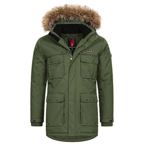 Höhenhorn Arpiglias Herren Winter Jacke Parka Grün Gr. M von Höhenhorn