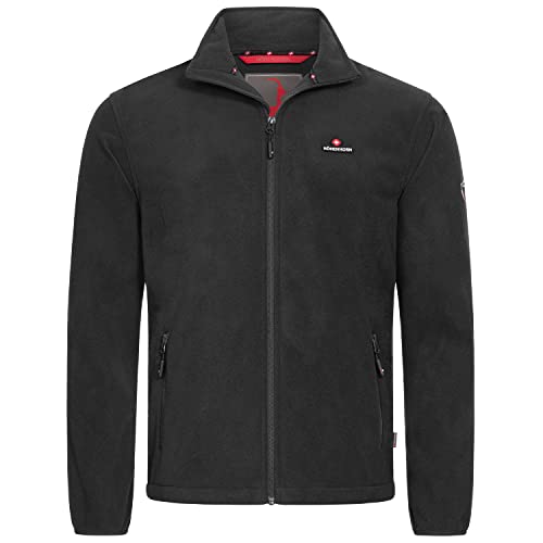 Höhenhorn Badus Herren Fleece Jacke Schwarz Gr. 5XL von Höhenhorn