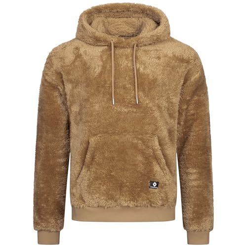 Höhenhorn Bärg Hoodie Teddyfleece Herren Kapuzen Beige Gr. XXL von Höhenhorn