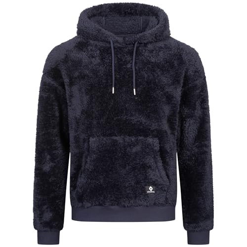 Höhenhorn Bärg Hoodie Teddyfleece Herren Kapuzen Dunkelblau Gr. 4XL von Höhenhorn
