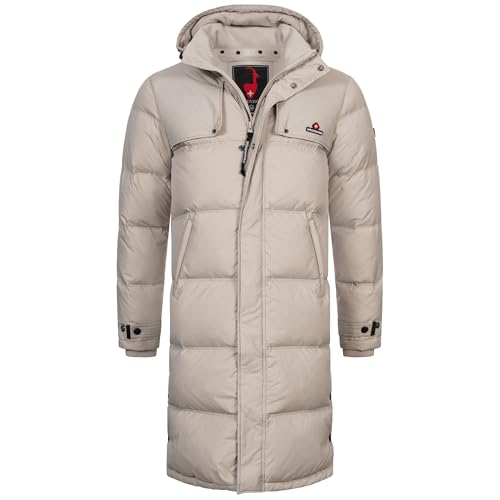 Höhenhorn Bannalp Herren Wintermantel Jacke Greige Gr. L von Höhenhorn