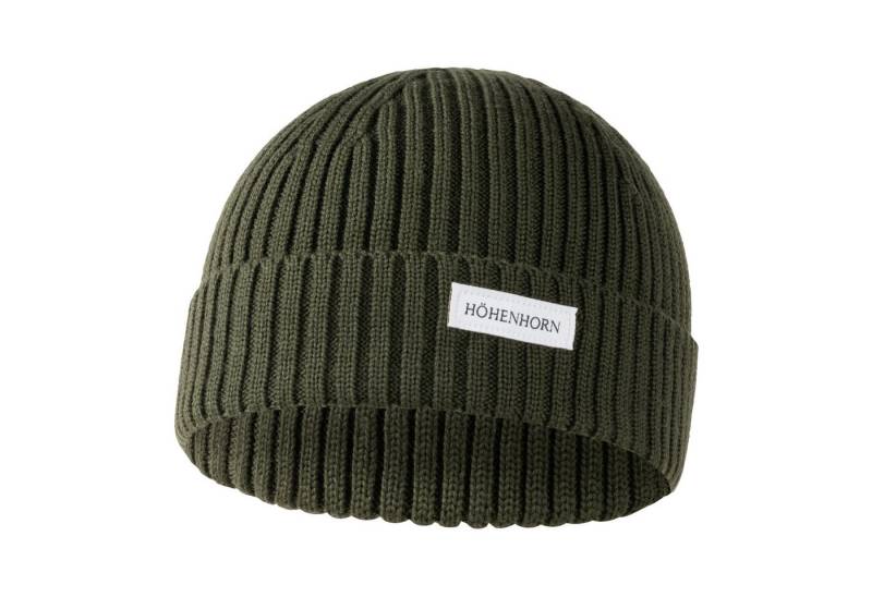 Höhenhorn Strickmütze Nordföhn Knitted Beanie Merinowolle Herren Damen Unisex Wintermütze Einheitsgröße, warm, weich, schnelltrockned von Höhenhorn