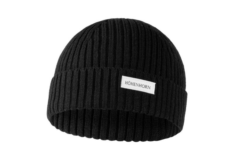 Höhenhorn Strickmütze Nordföhn Knitted Beanie Merinowolle Herren Damen Unisex Wintermütze Einheitsgröße, warm, weich, schnelltrockned von Höhenhorn