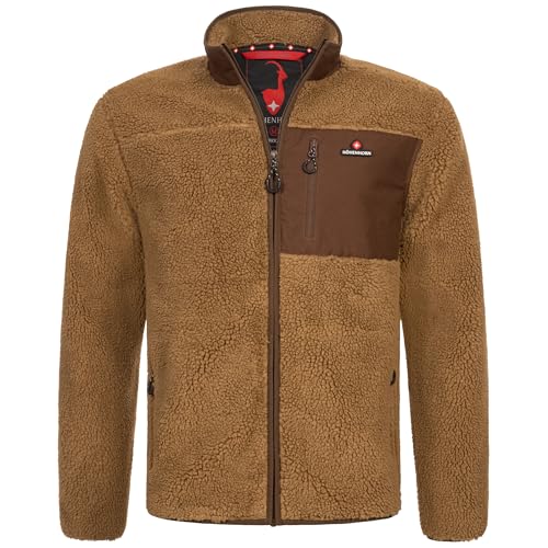 Höhenhorn Birkkar Herren Fleece Jacke Braun Gr. M von Höhenhorn