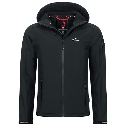 Höhenhorn Breithorn Herren Softshell Jacke Outdoor NEW Schwarz Gr. L von Höhenhorn