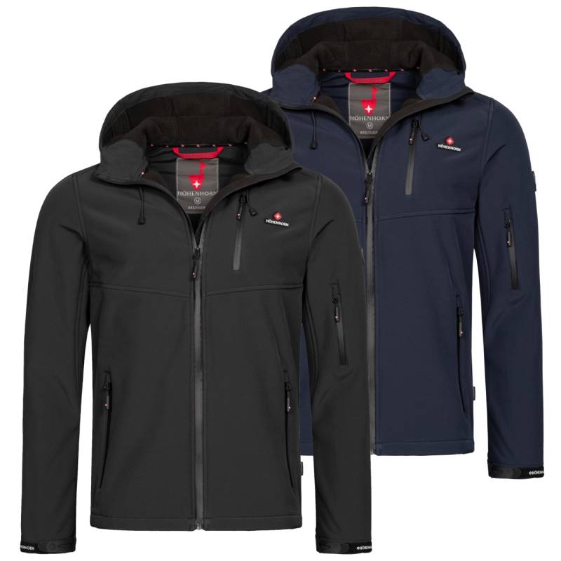 Höhenhorn Breithorn Herren Softshell Jacke Outdoor Funktionsjacke M Schwarz von Höhenhorn