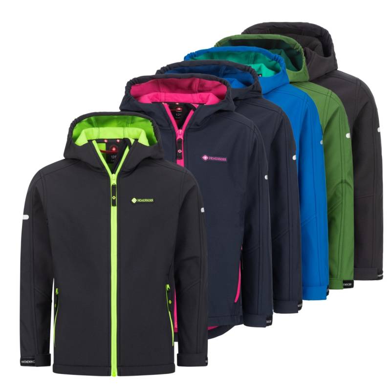 Höhenhorn Cledo Kinder Softshelljacke Kids Jacke Übergangsjacke Outdoor 176 Schwarz Classic von Höhenhorn