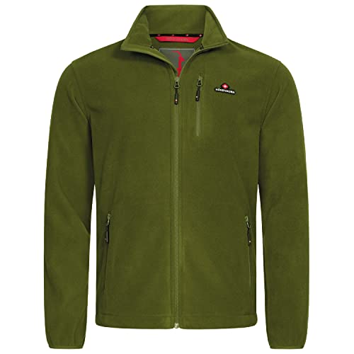 Höhenhorn Eigler Herren Fleece Jacke Full Zip Grün Gr. L von Höhenhorn