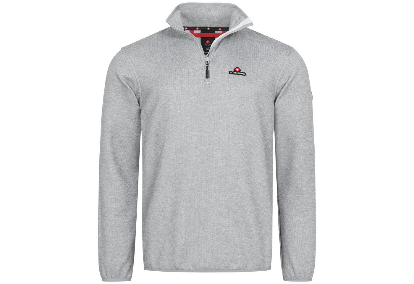 Höhenhorn Fleecepullover Swissfels Herren Strickfleece Pullover Sweatshirt 1/4 Zip für Männer Microfleece-Innenseite, Atmungsaktiv von Höhenhorn