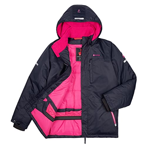 Höhenhorn Geccon Kinder Winter Jacke Dunkelblau/Pink Gr. 104 von Höhenhorn