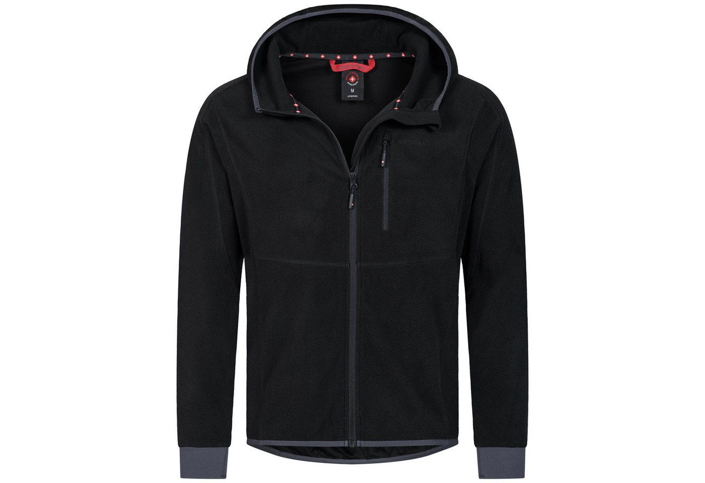 Höhenhorn Hoodie Apennin Herren Leichter Fleece Sweatshirt Full Zip Microfleece von Höhenhorn