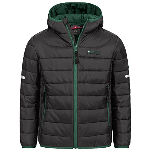 Höhenhorn Krocko Kinder Jacke Schwarz/Grün Gr. 104 von Höhenhorn