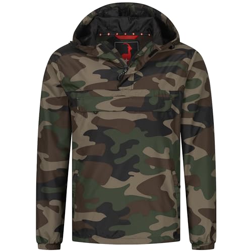 Höhenhorn Lepon Herren Jacke Windbreaker Camo Grün Gr. XXL von Höhenhorn