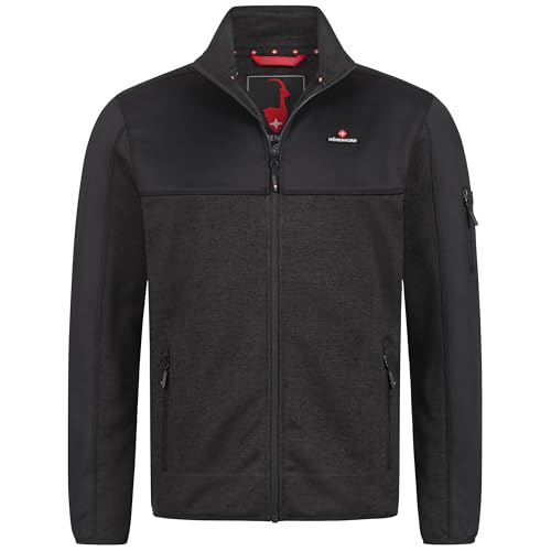 Höhenhorn Naurun Herren Fleecejacke Hybridjacke D.Grau Gr. 4XL von Höhenhorn
