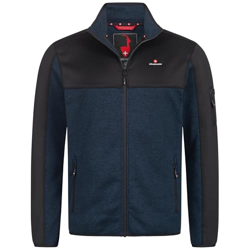 Höhenhorn Naurun Herren Fleecejacke Hybridjacke Navy Gr. L von Höhenhorn