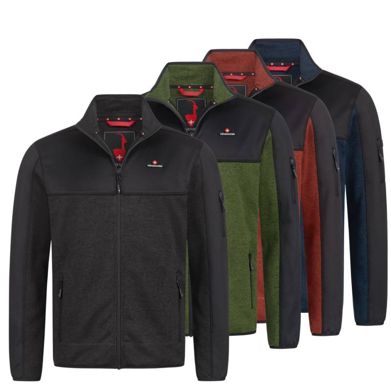 Höhenhorn Naurun Herren Fleecejacke Hybridjacke Strickjacke Softshell XL Rot Höhenhorn Naurun Herren Fleecejacke Hybridjacke Strickjacke Softshell XL Rot von Höhenhorn