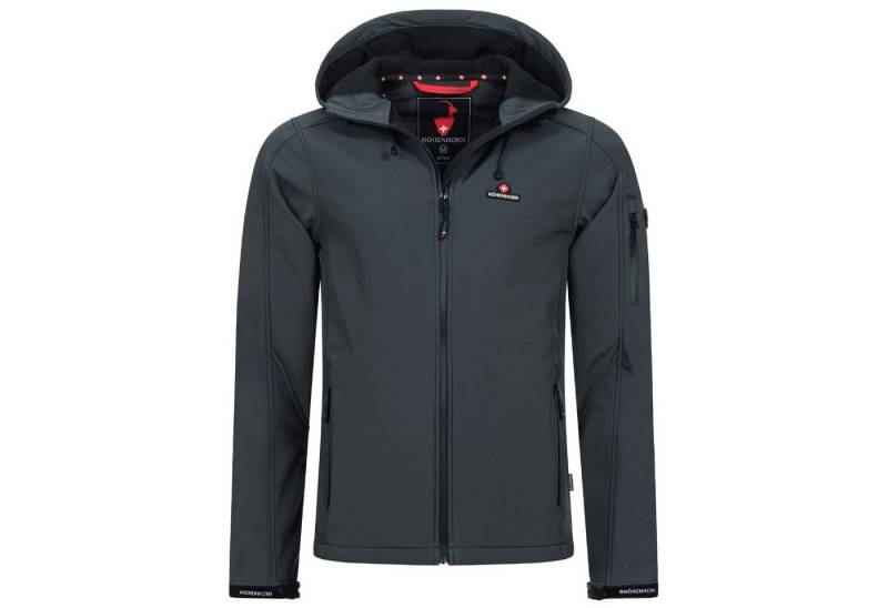 Höhenhorn Softshelljacke Altus Herren Softshell Jacke für Männer Outdoor Funktionsjacke Microfleece-Innenfutter, Atmungsaktiv, Wasserdicht von Höhenhorn