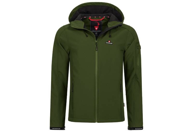Höhenhorn Softshelljacke Altus Herren Softshell Jacke für Männer Outdoor Funktionsjacke Microfleece-Innenfutter, Atmungsaktiv, Wasserdicht von Höhenhorn