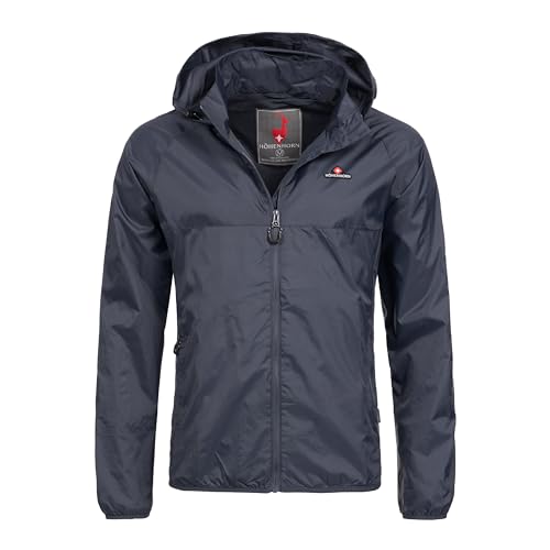 Höhenhorn Rigi Herren Regen Jacke Outdoor Rain Freizeitjacke D.Blau Gr. 5XL von Höhenhorn