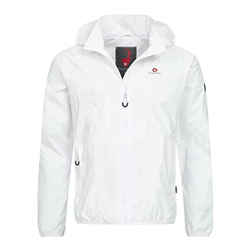 Höhenhorn Rigi Herren Regen Jacke Outdoor Rain Freizeitjacke Weiß Gr. 4XL von Höhenhorn