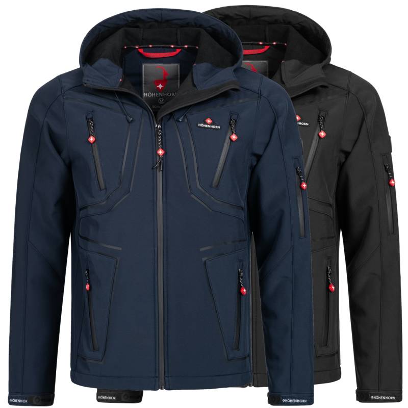 Höhenhorn Schilthorn Herren Softshell Jacke Outdoor Funktionsjacke Freizeitjacke XXL Dunkelblau von Höhenhorn