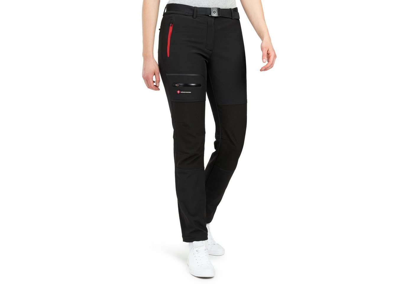 Höhenhorn Funktionshose Trekmaster Damen Softshellhose für Frauen Gefüttert Snowboardhose weiches Microfleece-Innenfutter von Höhenhorn