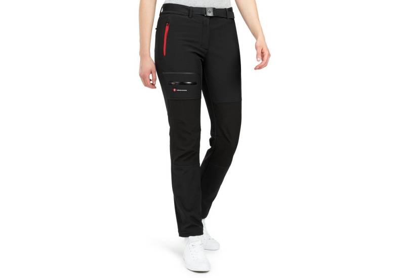 Höhenhorn Funktionshose Trekmaster Damen Softshellhose für Frauen Gefüttert Snowboardhose weiches Microfleece-Innenfutter von Höhenhorn
