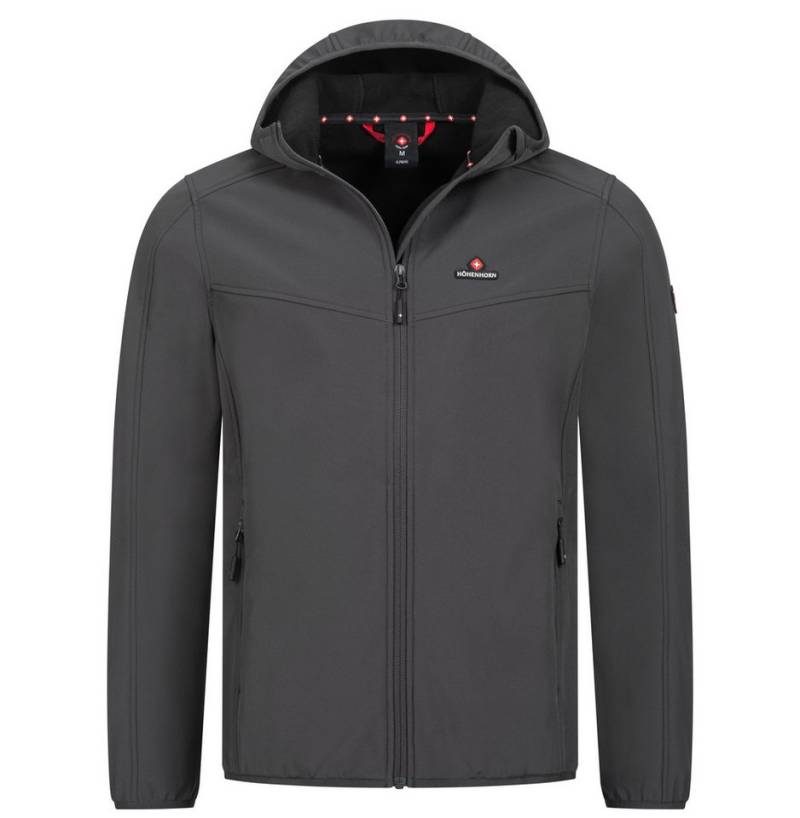 Höhenhorn Softshelljacke Alpberg Herren leichte Jacke für Männer Outdoor Übergangsjacke Microfleece-Innenfutter, Atmungsaktiv von Höhenhorn