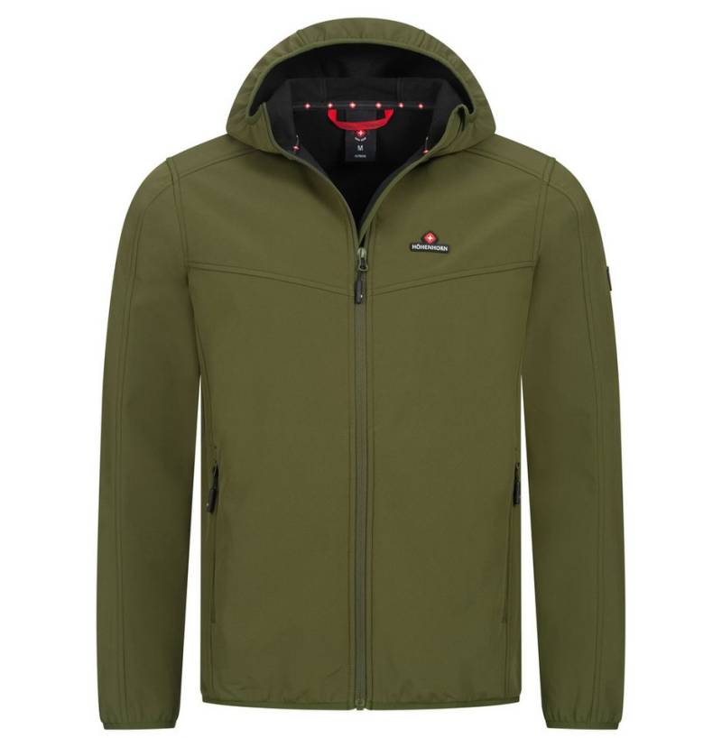 Höhenhorn Softshelljacke Alpberg Herren leichte Jacke für Männer Outdoor Übergangsjacke Microfleece-Innenfutter, Atmungsaktiv von Höhenhorn