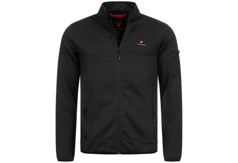 Höhenhorn Strickfleecejacke Herren Jacke Fleece für Männer Strickfleece Outdoor Sweatshirt auch in Großen Größen verfügbar, angenehm weiche Innenseite von Höhenhorn