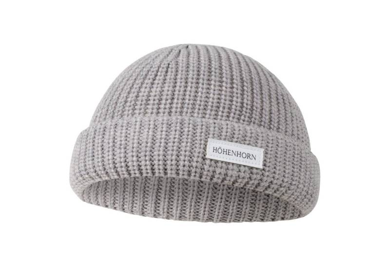 Höhenhorn Strickmütze Fisherman Mütze Unisex Herren Damen Fischermütze Merinowolle Einheitsgröße, warm, weich, schnelltrockned von Höhenhorn