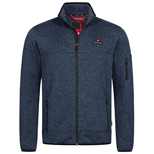 Höhenhorn Tacul Herren Jacke Fleece Strickjacke Navy Gr. L von Höhenhorn