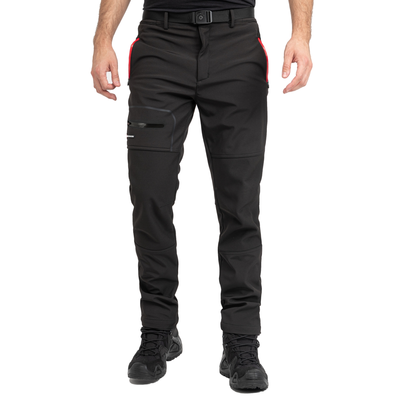 Höhenhorn Trekmaster Herren Wanderhose Softshellhose Outdoorhose Gefüttert Sn... L Schwarz von Höhenhorn