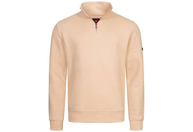 Höhenhorn Troyer Troiberg Herren Pullover für Männer 1/4 Zip Sweatshirt mit Kragen Hochwertige Baumwolle, weiche Innenseite, angenehm warm von Höhenhorn