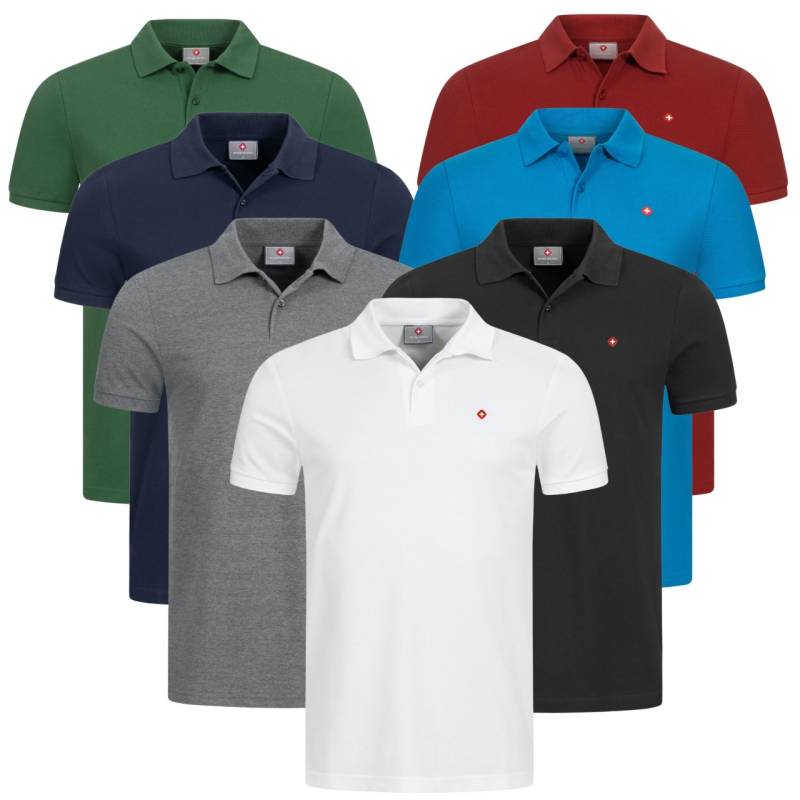 Höhenhorn Waliss Herren PoloShirt Polohemd Regular Fit M Dunkelgrau von Höhenhorn