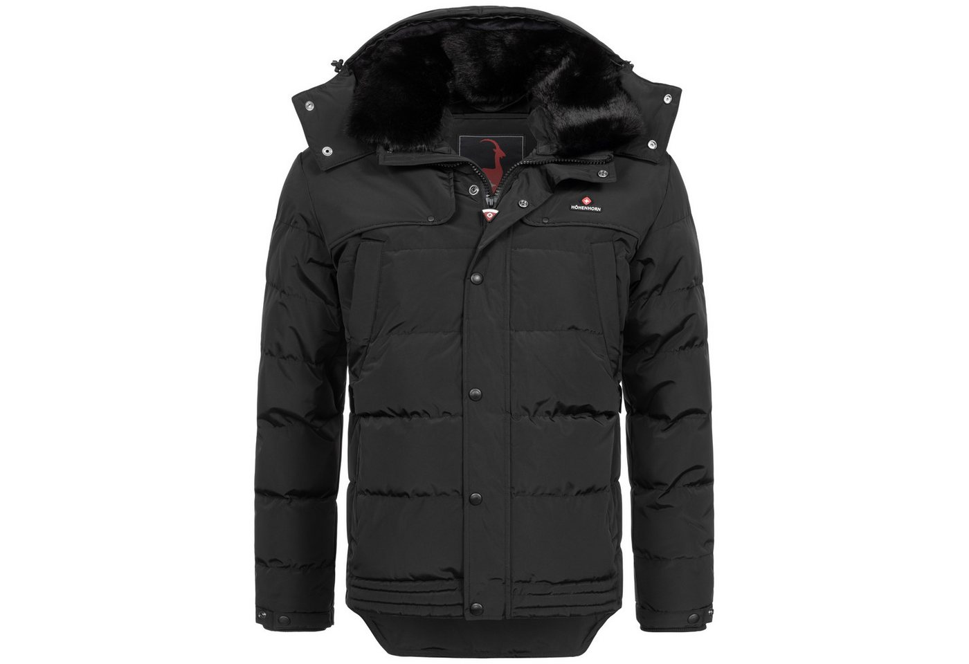 Höhenhorn Winterjacke Adamelo Herren Winter Jacke für Männer Quilted Steppjacke Gefüttert abnehmbarer Kunstfellkragen & Kapuze, weiche Microfleece Innenseite Höhenhorn Winterjacke Adamelo Herren Winter Jacke für Männer Quilted Steppjacke Gefüttert abnehmbarer Kunstfellkragen & Kapuze, weiche Microfleece Innenseite von Höhenhorn