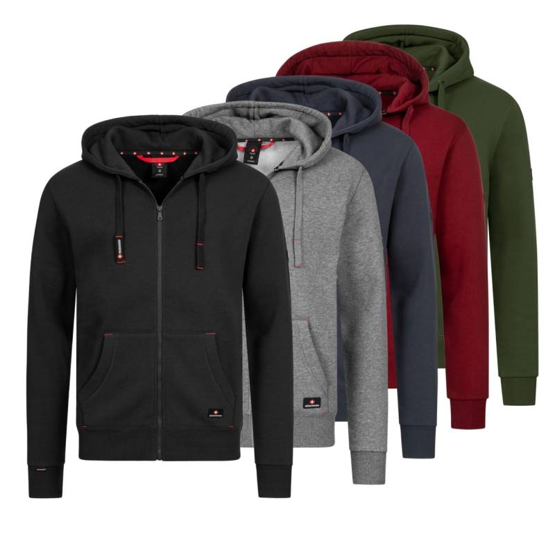 Höhenhorn Woodberg Herren Hoodie Pullover Sweatshirt Kapuzenpullover M Dunkelgrau von Höhenhorn