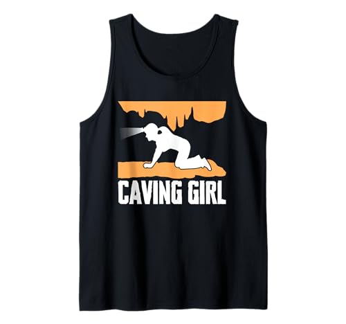 Caving Girl Spelunker Tank Top Caving Girl Spelunker Tank Top von Höhlenforscher Design Idee Spelunking