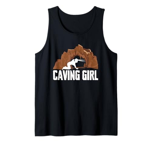 Caving Girl Spelunker Tank Top von Höhlenforscher Design Idee Spelunking